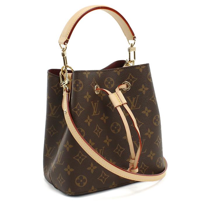сумка Louis Vuitton Neo Noe BB M46581 через плечо, 2‑way, монограмма, женская, коричневая (выводное предл.)