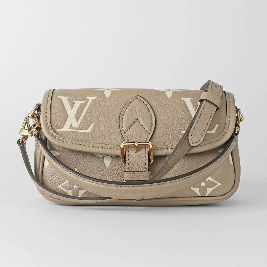 Сумка Louis Vuitton Monogram Diane M83300 — женская, бежево-серо‑бежевая