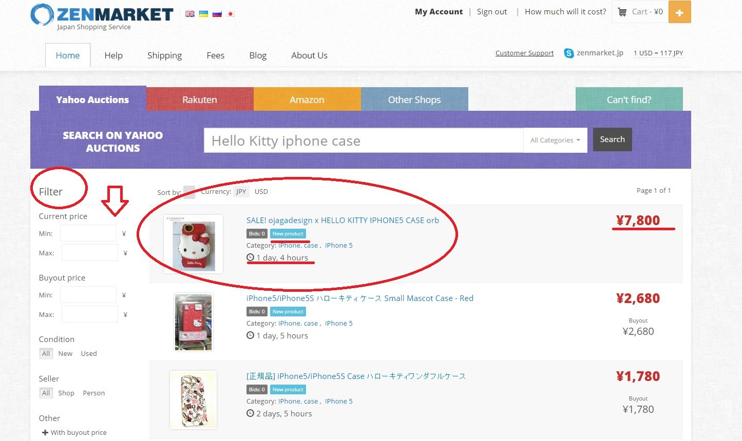 How to buy from Yahoo Auctions ZenMarket.jp Japan Shopping & Proxy